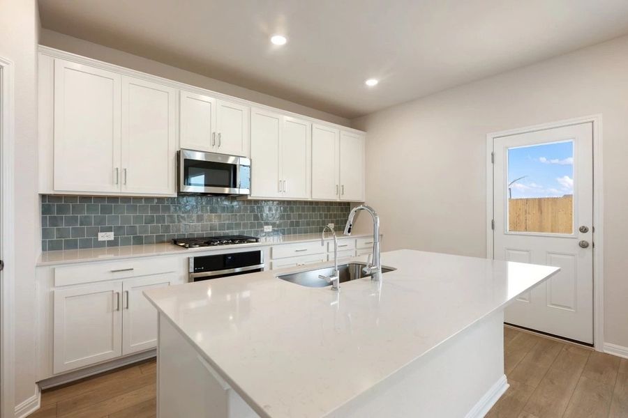Furnished interior view inside a new home in Covered Bridge, Hutto (Image 8).
