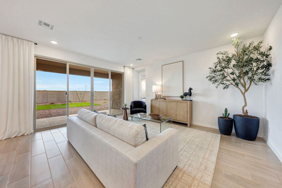 Representative furnished interior of a home built from the Ash by Mattamy Homes in Las Ventanas, Goodyear (Image 7). Representative furnished interior of a home built from the Ash by Mattamy Homes in Las Ventanas, Goodyear (Image 7).