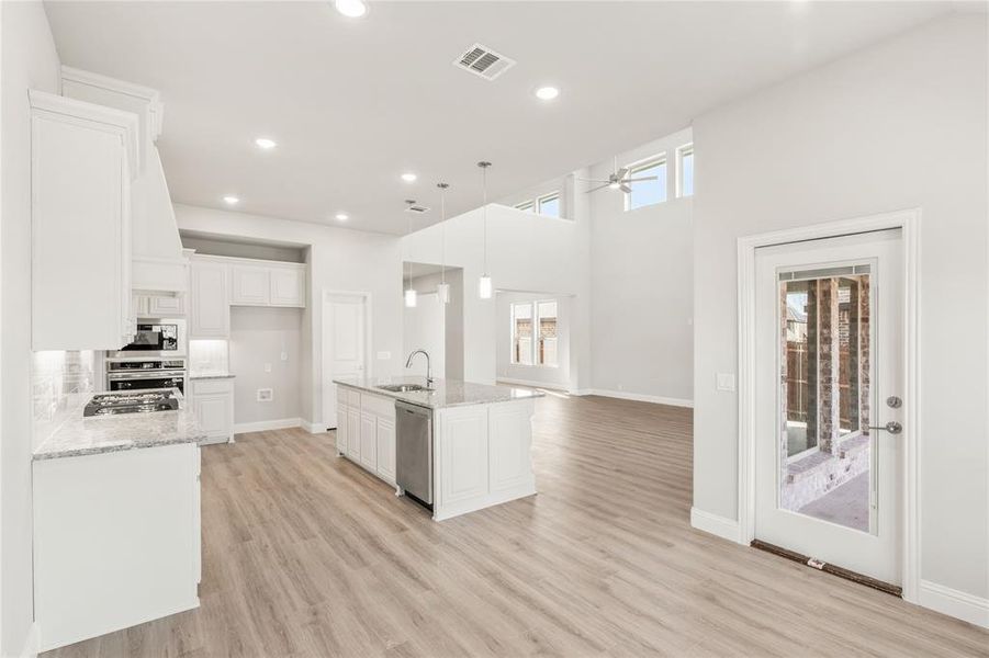 Furnished interior view inside a new home in Maplewood, Glenn Heights (Image 9). Furnished interior view inside a new home in Maplewood, Glenn Heights (Image 9).