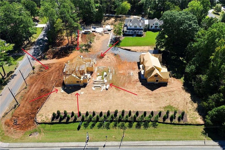 Site preparation for new homesites in , Marietta (Image 8).