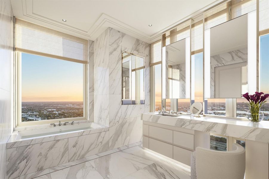 SFH Primary Bath Finishes Example SFH Primary Bath Finishes Example