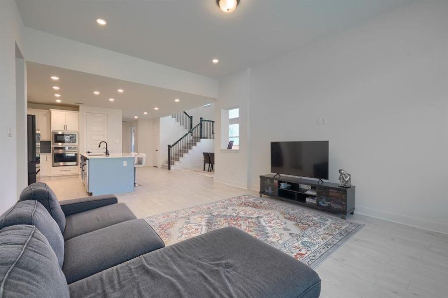 Furnished interior view inside a new home in , Fate (Image 11). Furnished interior view inside a new home in , Fate (Image 11).