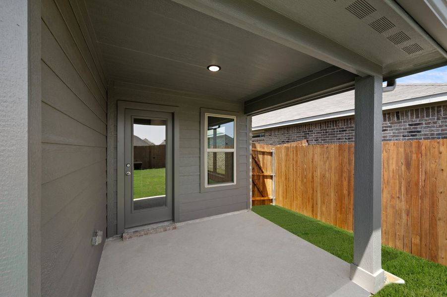 Front exterior of a new home in Terra Vella, Haslet, TX, highlighting curb appeal (Image 28). Front exterior of a new home in Terra Vella, Haslet, TX, highlighting curb appeal (Image 28).