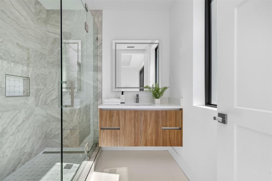 Furnished interior view inside a new home in , Fort Lauderdale (Image 15). Furnished interior view inside a new home in , Fort Lauderdale (Image 15).