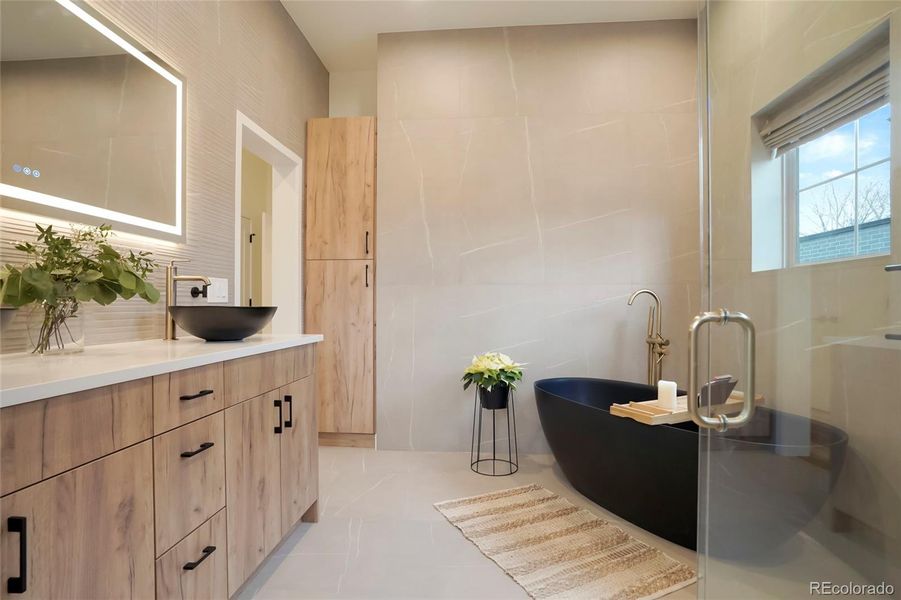 Furnished interior view inside a new home in , Denver (Image 19). Furnished interior view inside a new home in , Denver (Image 19).