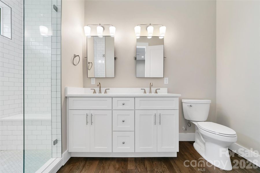 Furnished interior view inside a new home in , Pisgah Forest (Image 7).