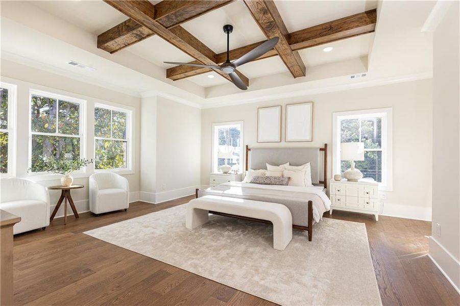 Furnished interior view inside a new home in , Decatur (Image 7).