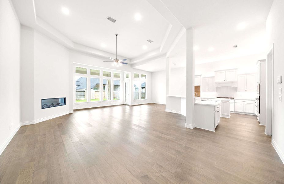 Representative unfurnished interior of a home built from the 2909AU by Ravenna Homes in Audubon 60′, Magnolia (Image 28).