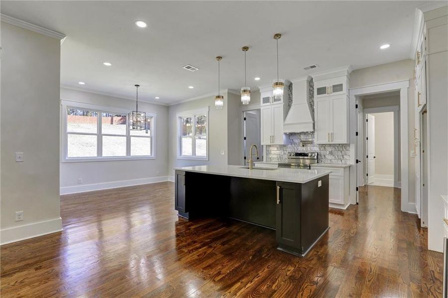 Furnished interior view inside a new home in , Snellville (Image 5). Furnished interior view inside a new home in , Snellville (Image 5).