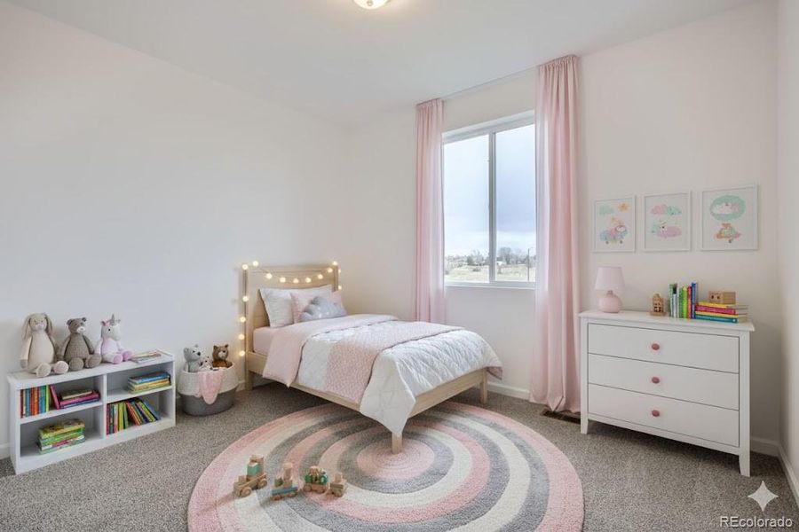 2nd Floor- Bedroom 2 - Virtually staged photo