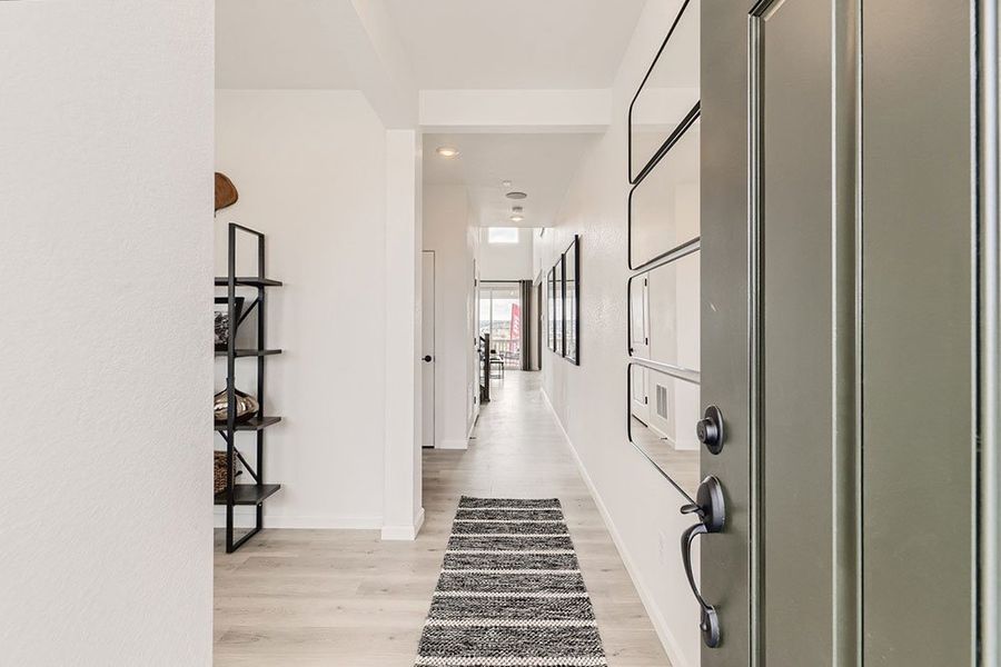 Representative furnished interior of a home built from the Ridgway by Taylor Morrison in The Fields at Looking Glass Town Collection, Parker (Image 3).