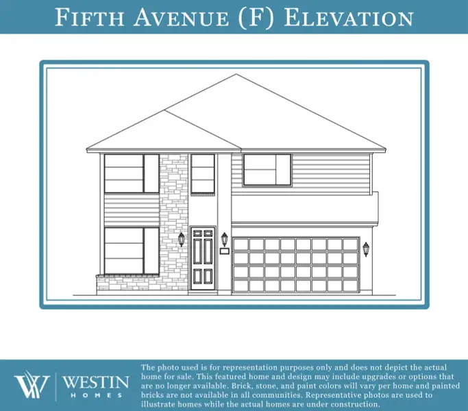 Front exterior of a new home in Sienna, Missouri City, TX, highlighting curb appeal (Image 1). Front exterior of a new home in Sienna, Missouri City, TX, highlighting curb appeal (Image 1).