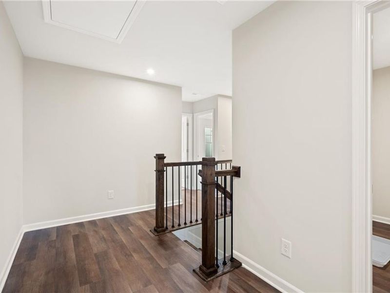 Spacious, unfurnished interior of a new home in The Village at Shallowford, Kennesaw (Image 22).