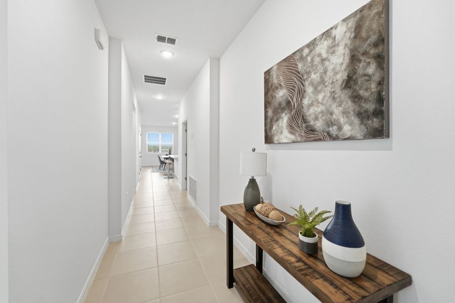 Representative furnished interior of a home built from the Haven by Risewell Homes in Cypress Bluff, Groveland (Image 3).