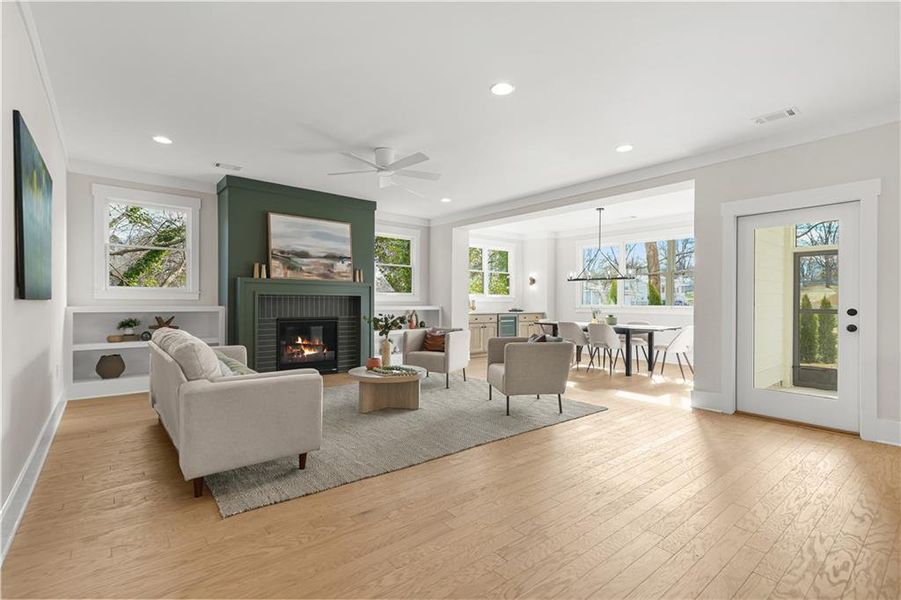 Furnished interior view inside a new home in , Scottdale (Image 17).