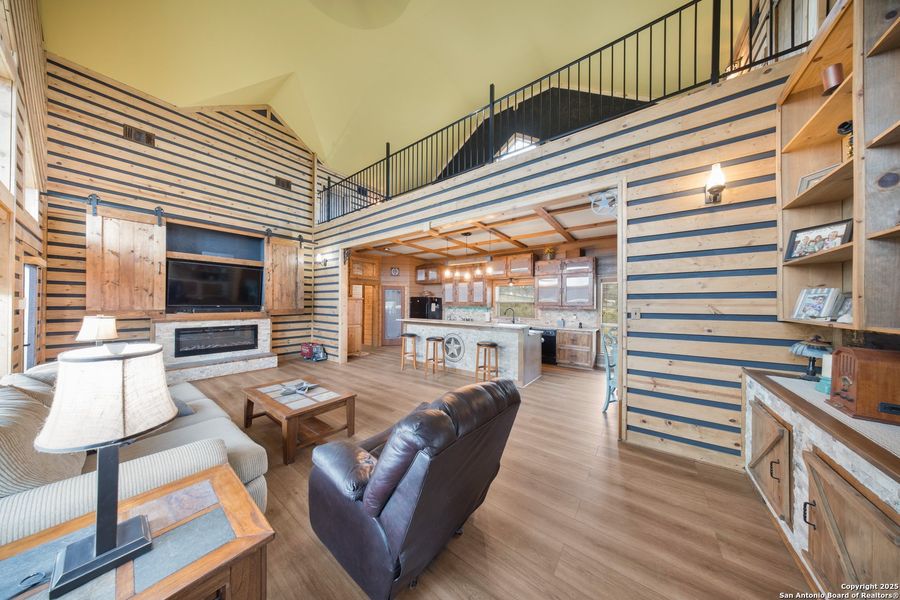 Furnished interior view inside a new home in , Lakehills (Image 11).