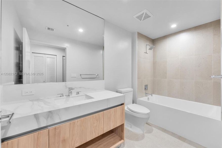 Furnished interior view inside a new home in , Miami (Image 14).