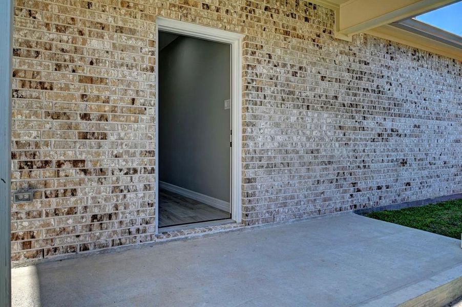 Covered Back Patio