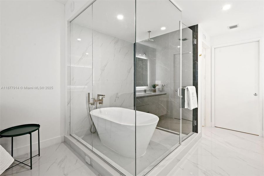 Furnished interior view inside a new home in Aria Reserve, Miami (Image 5). Furnished interior view inside a new home in Aria Reserve, Miami (Image 5).