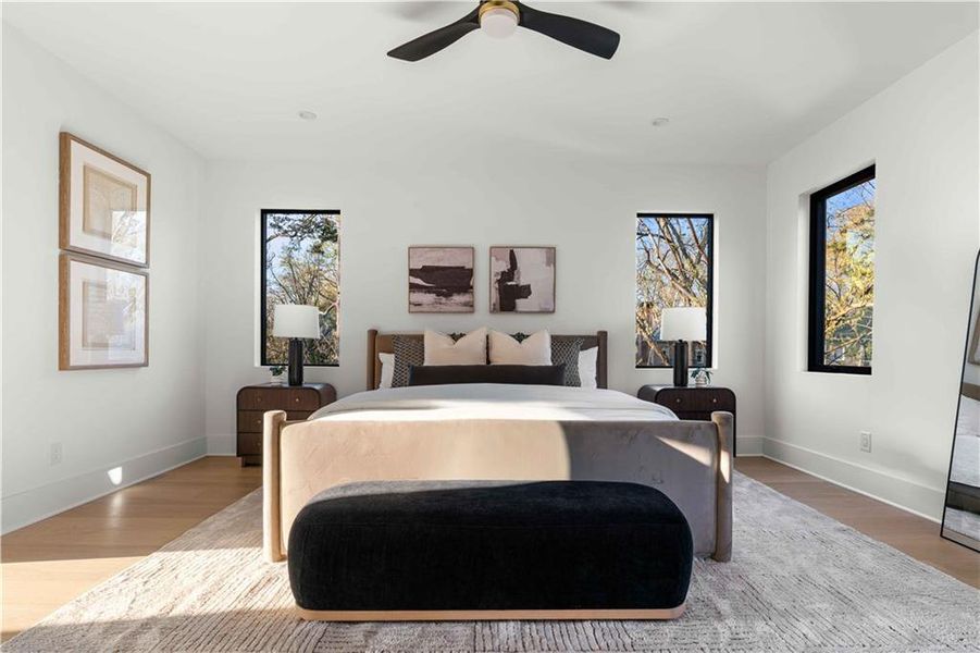 Furnished interior view inside a new home in , Atlanta (Image 37).