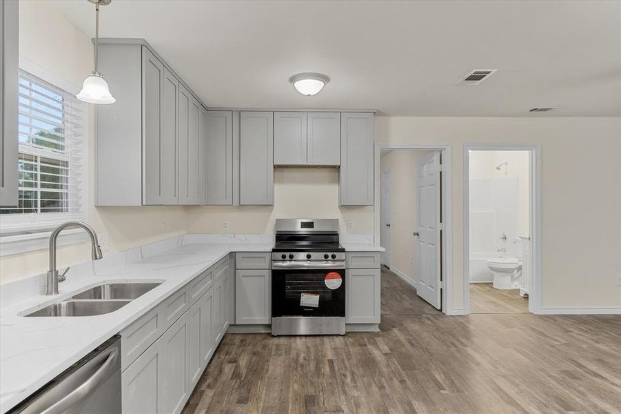 Furnished interior view inside a new home in , Wills Point (Image 6).