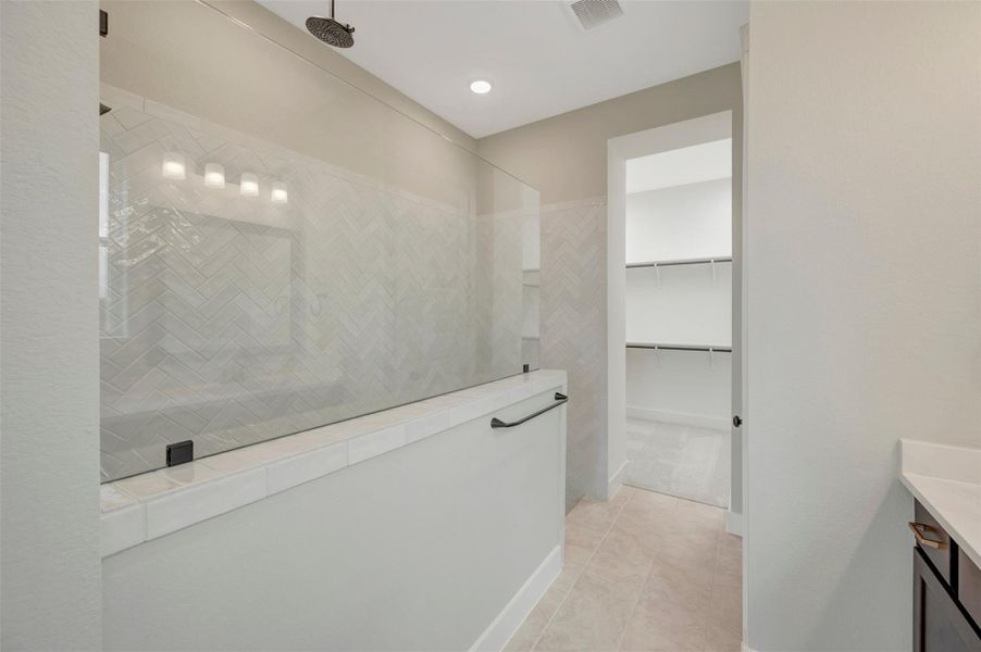 Furnished interior view inside a new home in Elyson - Reserve Collection, Katy (Image 11).