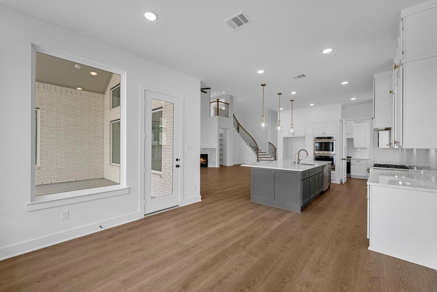 Furnished interior view inside a new home in Bridgeland, Cypress (Image 8).