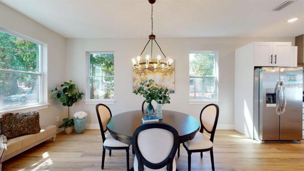 Furnished interior view inside a new home in , St. Petersburg (Image 9).