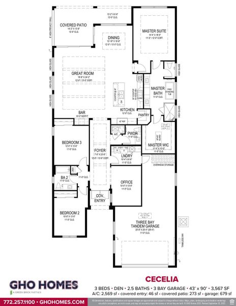 2D floor plan layout for the Cecilia by GHO Homes in Tesoro Club, Port St. Lucie, FL (Image 44). 2D floor plan layout for the Cecilia by GHO Homes in Tesoro Club, Port St. Lucie, FL (Image 44).