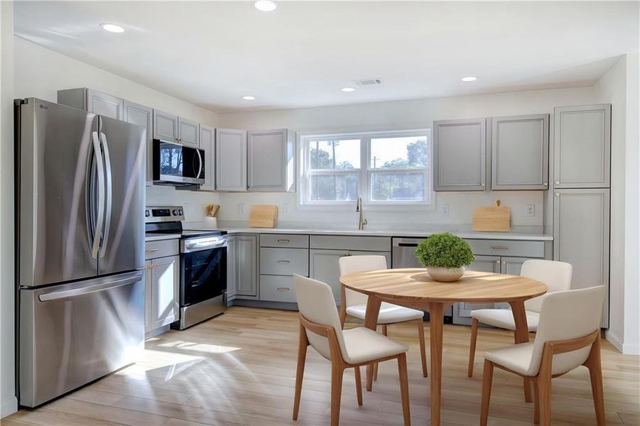 Furnished interior view inside a new home in , Adairsville (Image 15).