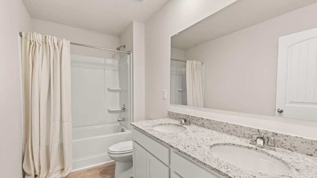 Furnished interior view inside a new home in Aurora Creek, Dallas (Image 6).
