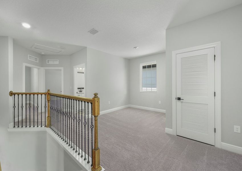 The game room located on the second floor