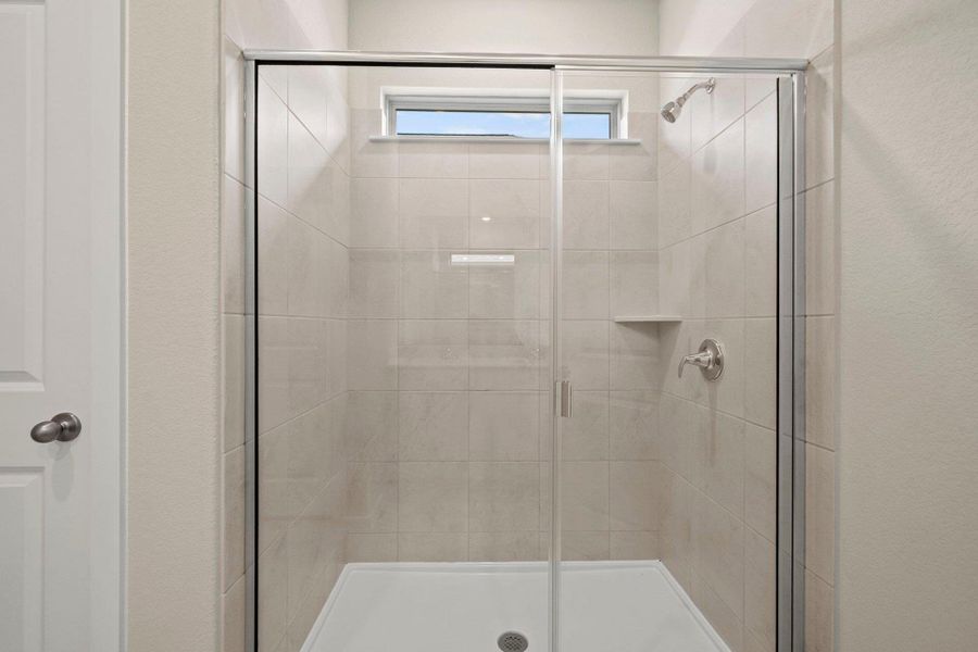 Walk-in shower in Primary Bath