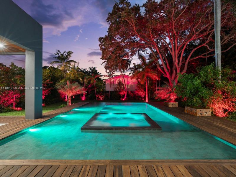 Exterior details and patio area of a home in , Miami (Image 3).