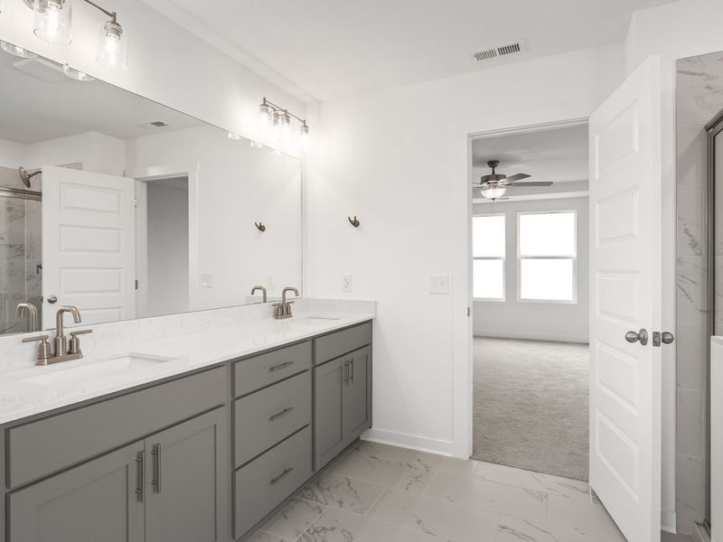 Furnished interior view inside a new home in Sage Farms, White House (Image 11).
