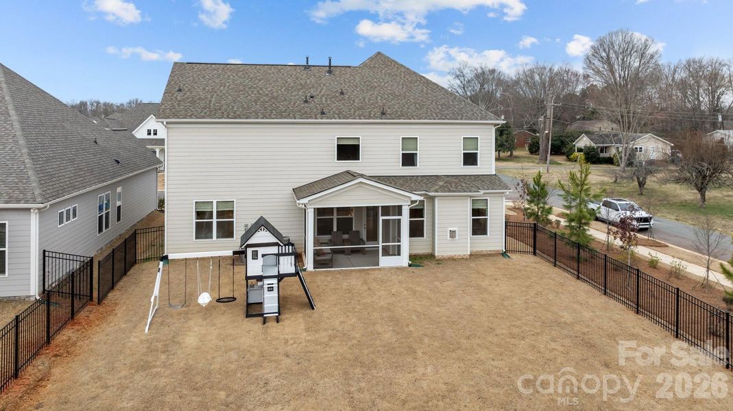 Exterior details and patio area of a home in , Mint Hill (Image 28).