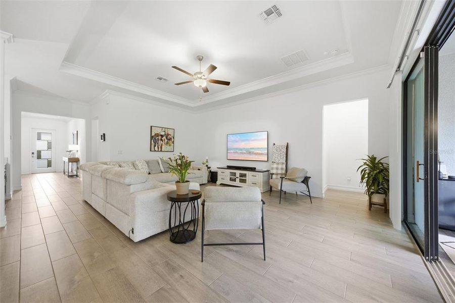 Furnished interior view inside a new home in , Land O' Lakes (Image 18).