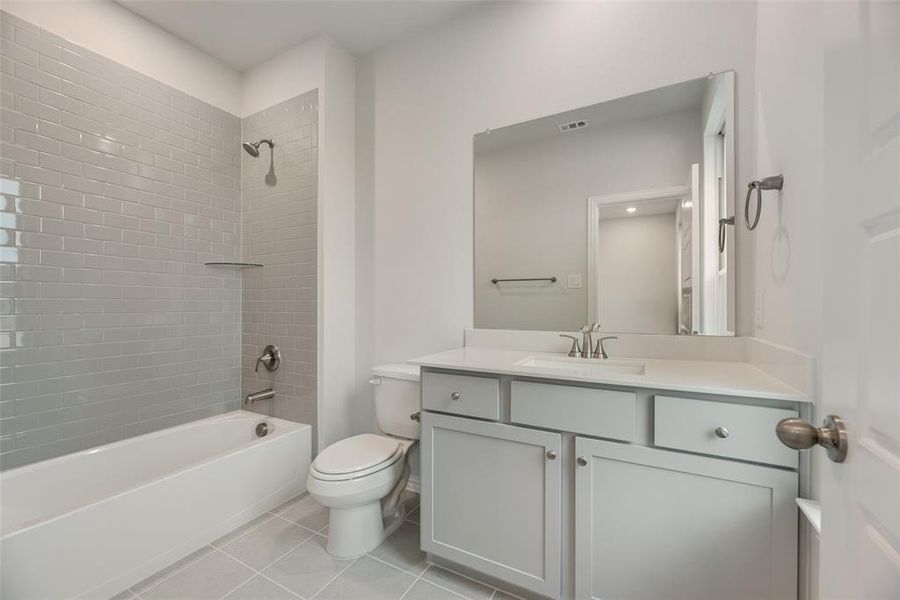 Furnished interior view inside a new home in Valencia On The Lake, Little Elm (Image 5).