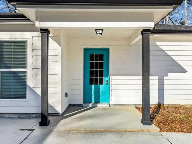 Exterior details and patio area of a home in , Riverdale (Image 18).