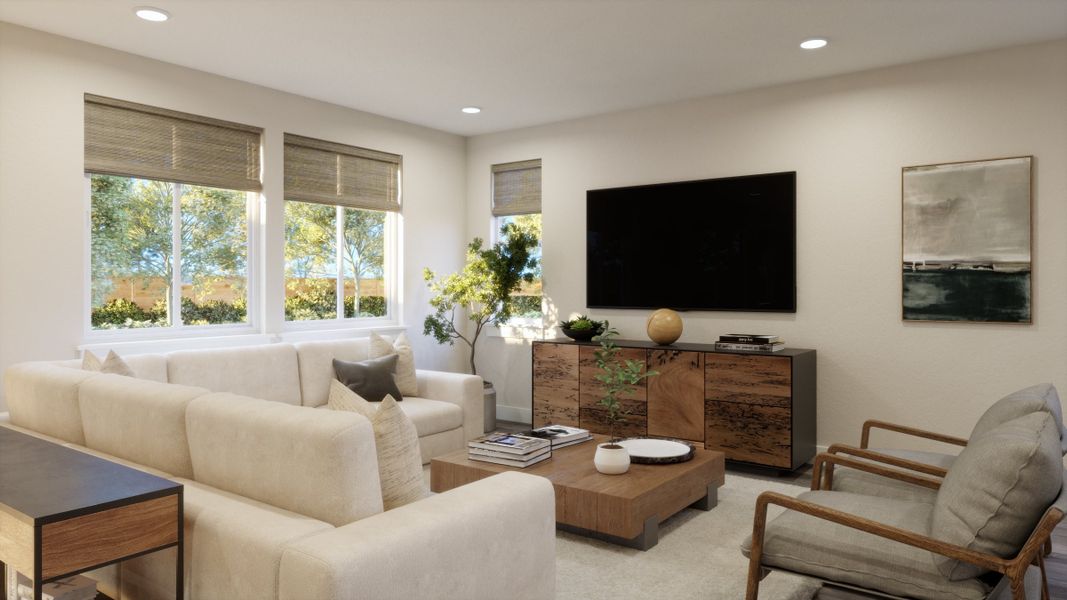 Representative furnished interior of a home built from the 3 by Trumark Homes in Trumark Homes at Tanterra, Parker (Image 5).