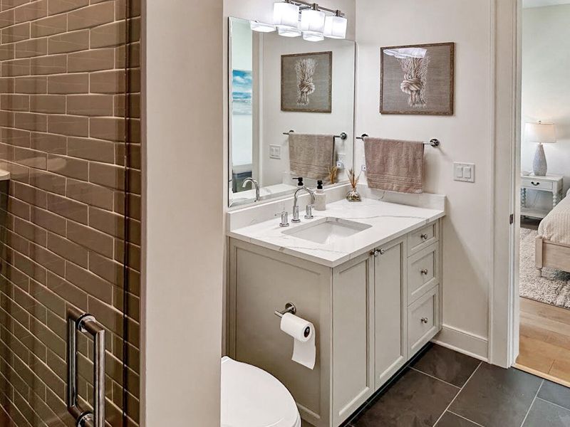 Furnished interior view inside a new home in , Charleston (Image 46).