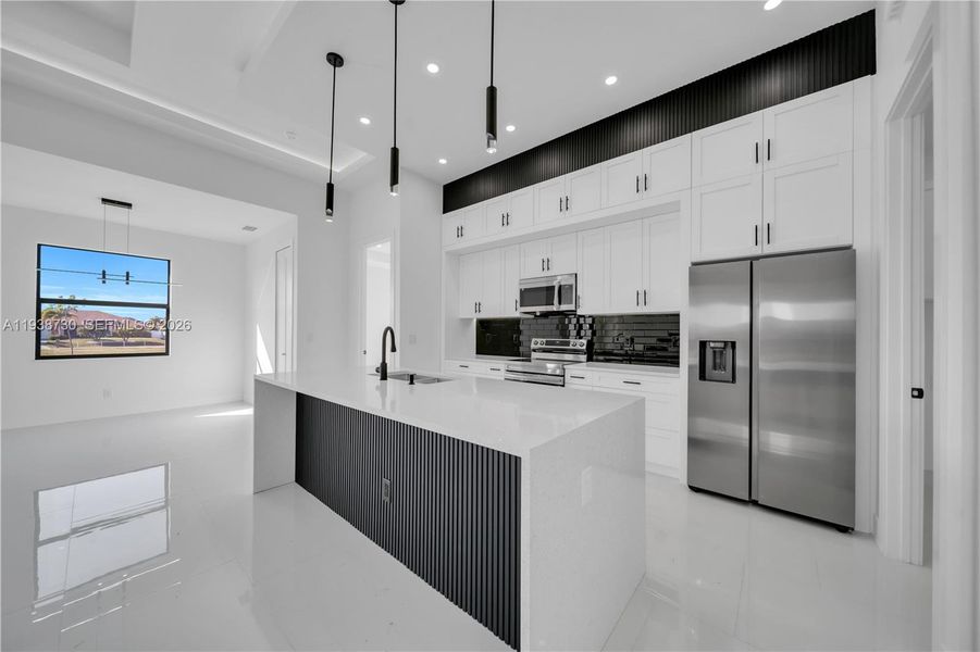 Furnished interior view inside a new home in , Cape Coral (Image 16).