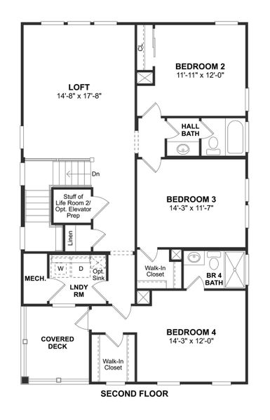 2D floor plan layout for the Sapelo by K. Hovnanian® Homes in Willow Pond, Mount Pleasant, SC (Image 5). 2D floor plan layout for the Sapelo by K. Hovnanian® Homes in Willow Pond, Mount Pleasant, SC (Image 5).