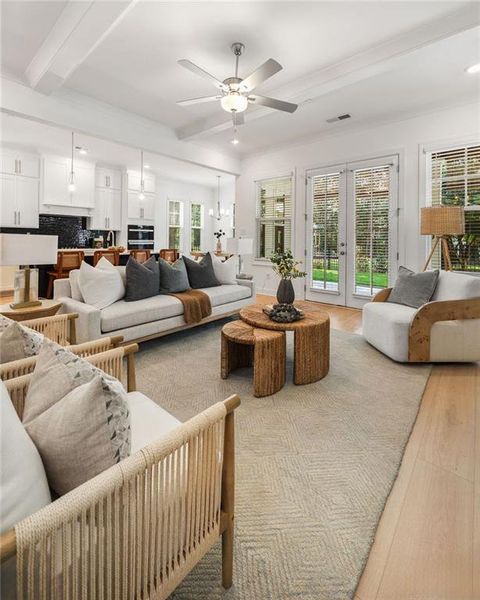Furnished interior view inside a new home in , Marietta (Image 15). Furnished interior view inside a new home in , Marietta (Image 15).