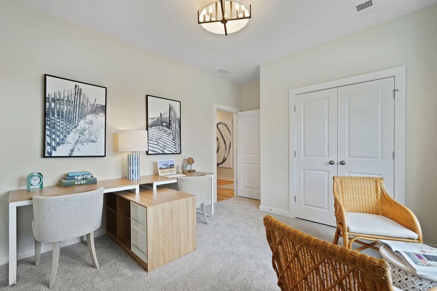 Bedroom 2 as a Home Office Bedroom 2 as a Home Office