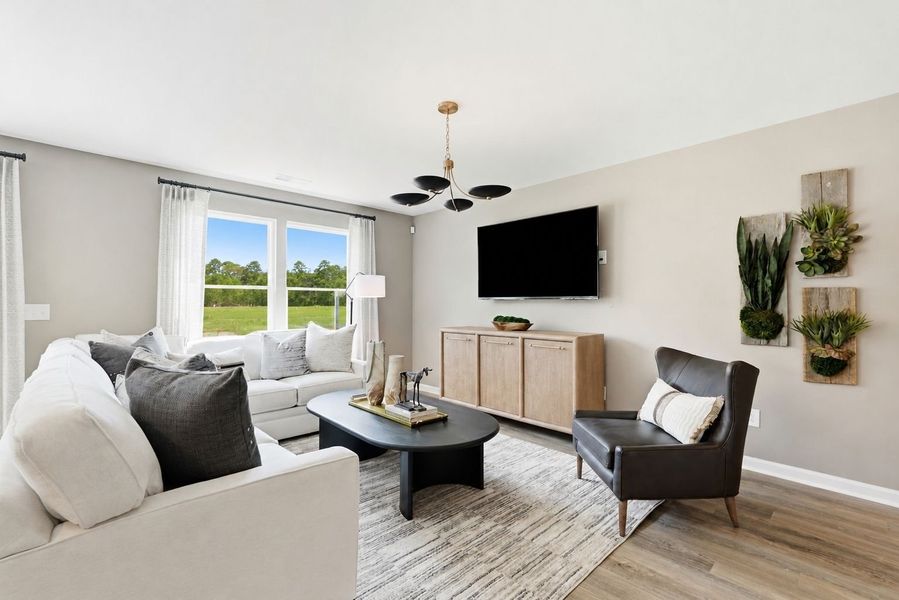 Representative furnished interior of a home built from the Frazier by Stanley Martin Homes in Essence at Bent Creek Village, Thomson (Image 153). Representative furnished interior of a home built from the Frazier by Stanley Martin Homes in Essence at Bent Creek Village, Thomson (Image 153).