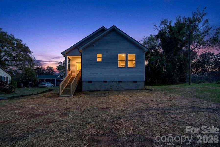 Exterior details and patio area of a home in , Shelby (Image 20).