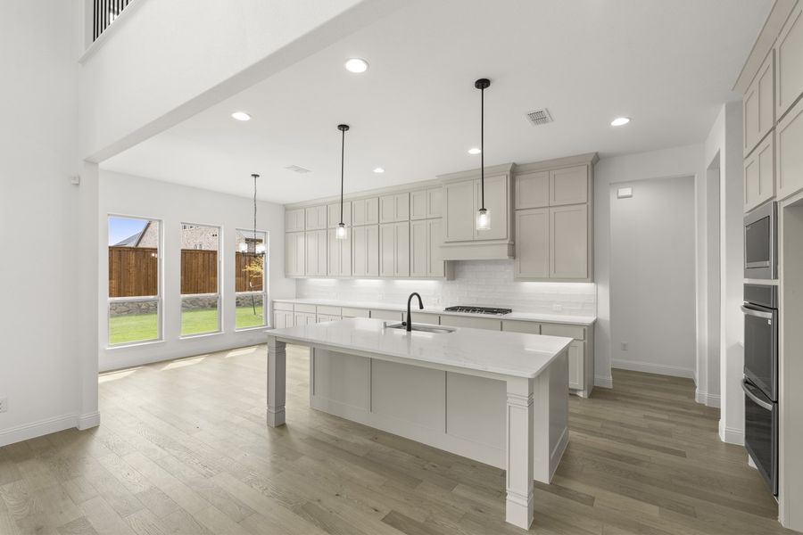 Furnished interior view inside a new home in Nelson Lake Estates, Rockwall (Image 9).