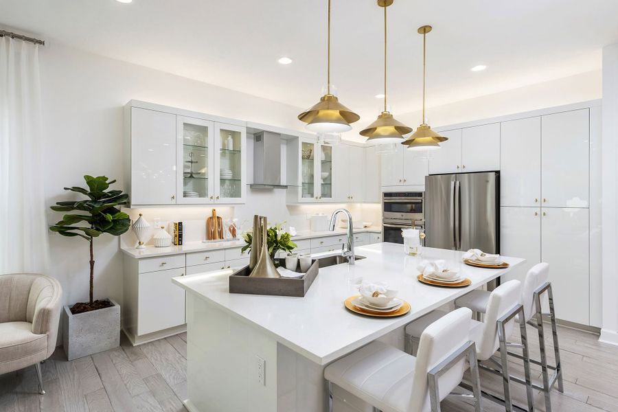 Representative furnished interior of a home built from the Aruba by GL Homes in Valencia Harbor (55+), Fort Myers (Image 3).