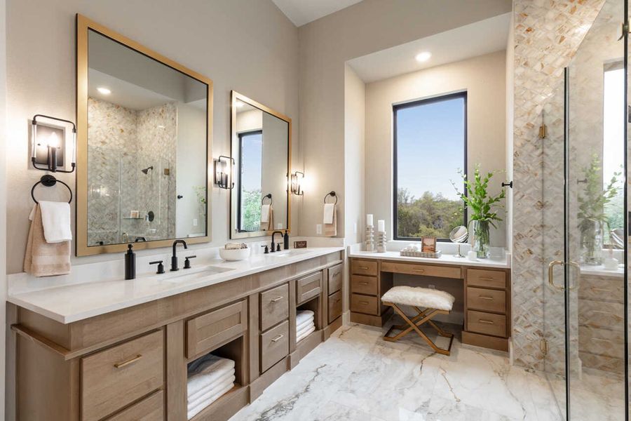 Representative Primary Bathroom - some options shown